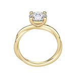 Load image into Gallery viewer, AYLA ROUND CUT MOISSANITE ENGAGEMENT RING