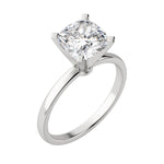 Load image into Gallery viewer, BARE CUSHION CUT MOISSANITE ENGAGEMENT RING