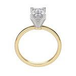 Load image into Gallery viewer, BARE EMERALD CUT MOISSANITE ENGAGEMENT RING