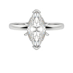 Load image into Gallery viewer, BARE MARQUISE CUT MOISSANITE ENGAGEMENT RING