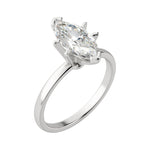 Load image into Gallery viewer, BARE MARQUISE CUT MOISSANITE ENGAGEMENT RING
