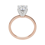 Load image into Gallery viewer, BARE OVAL CUT MOISSANITE ENGAGEMENT RING