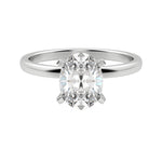 Load image into Gallery viewer, BARE OVAL CUT MOISSANITE ENGAGEMENT RING