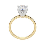 Load image into Gallery viewer, BARE OVAL CUT MOISSANITE ENGAGEMENT RING