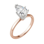 Load image into Gallery viewer, BARE PEAR CUT MOISSANITE ENGAGEMENT RING