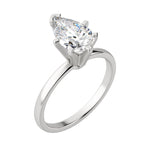 Load image into Gallery viewer, BARE PEAR CUT MOISSANITE ENGAGEMENT RING