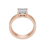 Load image into Gallery viewer, EAVE BOLD ASSCHER CUT MOISSANITE ENGAGEMENT RING