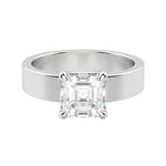 Load image into Gallery viewer, EAVE BOLD ASSCHER CUT MOISSANITE ENGAGEMENT RING