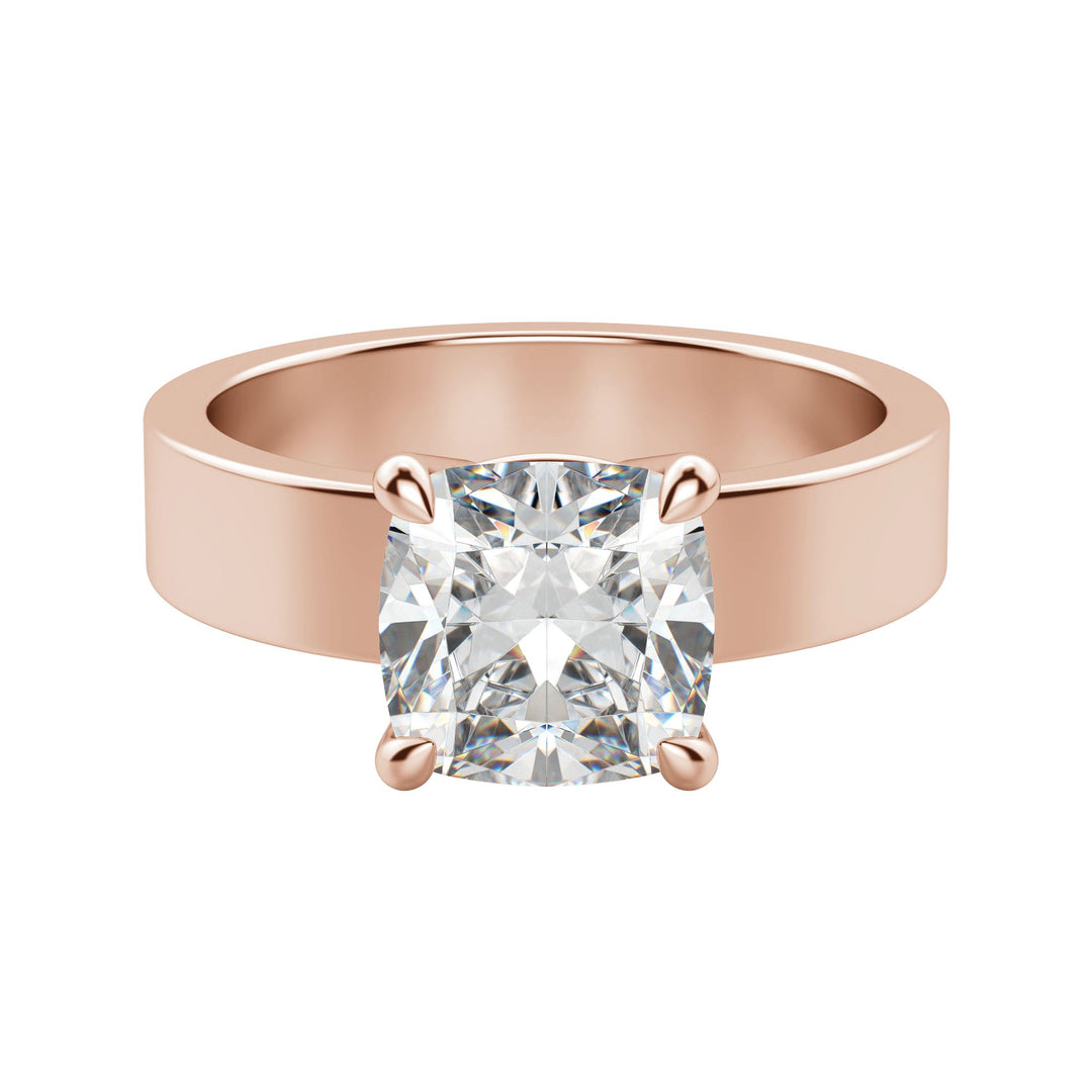 EAVE BOLD CUSHION CUT MOISSANITE ENGAGEMENT RING