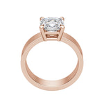 Load image into Gallery viewer, EAVE BOLD CUSHION CUT MOISSANITE ENGAGEMENT RING