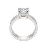 Load image into Gallery viewer, EAVE BOLD CUSHION CUT MOISSANITE ENGAGEMENT RING