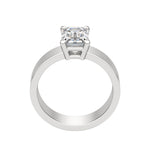 Load image into Gallery viewer, EAVE BOLD EMERALD CUT MOISSANITE ENGAGEMENT RING