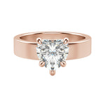 Load image into Gallery viewer, EAVE BOLD HEART CUT MOISSANITE ENGAGEMENT RING