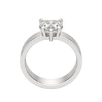 Load image into Gallery viewer, EAVE BOLD HEART CUT MOISSANITE ENGAGEMENT RING