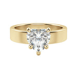 Load image into Gallery viewer, EAVE BOLD HEART CUT MOISSANITE ENGAGEMENT RING