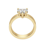 Load image into Gallery viewer, EAVE BOLD HEART CUT MOISSANITE ENGAGEMENT RING