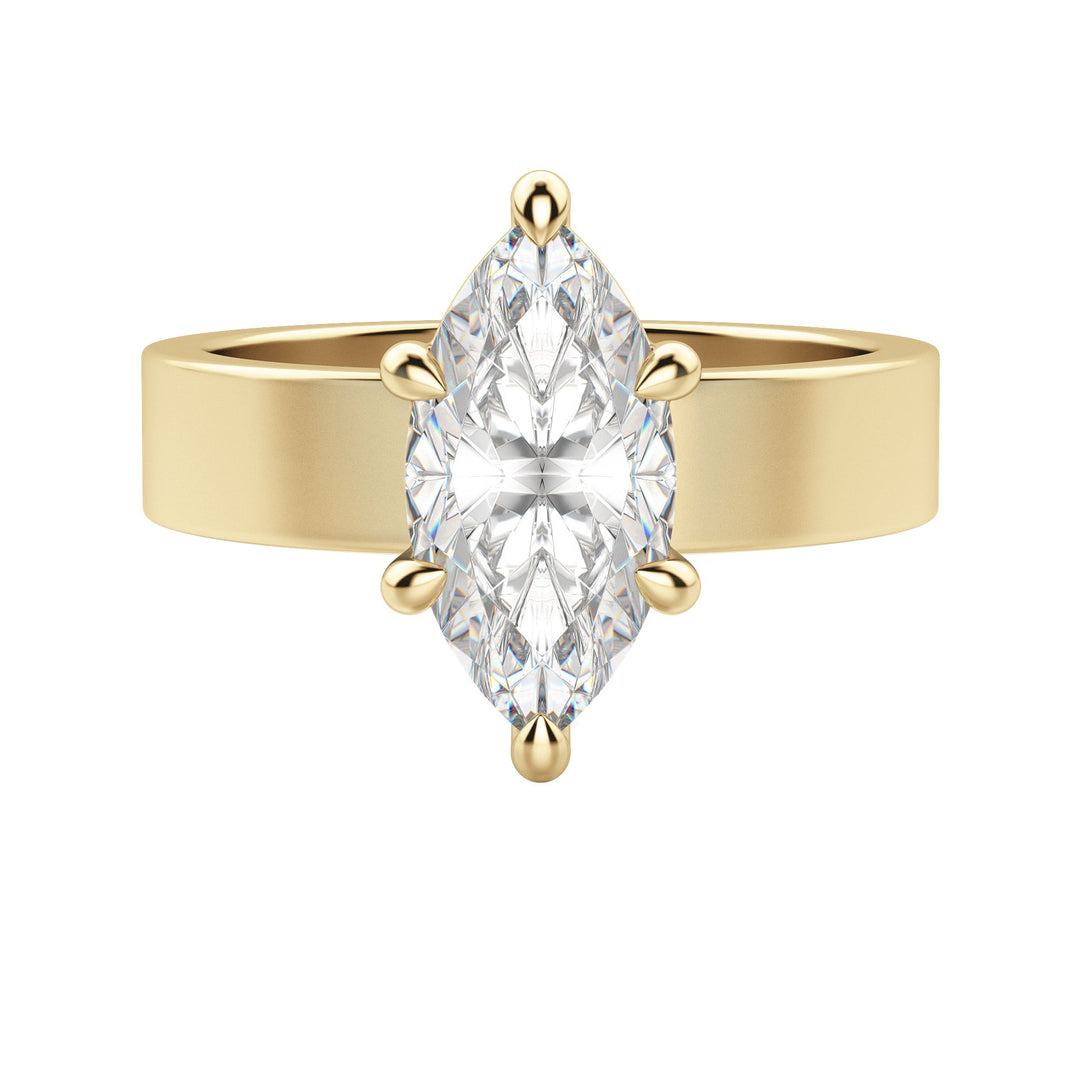 EAVE BOLD MARQUISE CUT MOISSANITE ENGAGEMENT RING