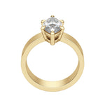 Load image into Gallery viewer, EAVE BOLD MARQUISE CUT MOISSANITE ENGAGEMENT RING