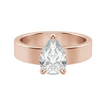 Load image into Gallery viewer, EAVE BOLD PEAR CUT MOISSANITE ENGAGEMENT RING