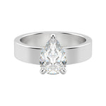 Load image into Gallery viewer, EAVE BOLD PEAR CUT MOISSANITE ENGAGEMENT RING