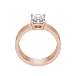 Load image into Gallery viewer, EAVE BOLD RADIANT CUT MOISSANITE ENGAGEMENT RING
