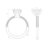 Load image into Gallery viewer, EVIA HEART CUT MOISSANITE ENGAGEMENT RING