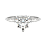 Load image into Gallery viewer, EVIA HEART CUT MOISSANITE ENGAGEMENT RING