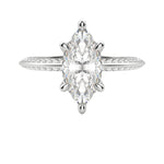 Load image into Gallery viewer, EVIA MARQUISE CUT MOISSANITE ENGAGEMENT RING