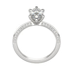 Load image into Gallery viewer, EVIA MARQUISE CUT MOISSANITE ENGAGEMENT RING