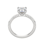 Load image into Gallery viewer, EVIA OVAL CUT MOISSANITE ENGAGEMENT RING
