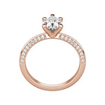 Load image into Gallery viewer, EVIA PEAR CUT MOISSANITE ENGAGEMENT RING
