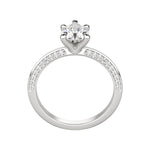 Load image into Gallery viewer, EVIA PEAR CUT MOISSANITE ENGAGEMENT RING