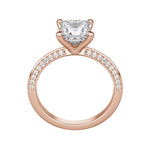 Load image into Gallery viewer, EVIA PRINCESS CUT MOISSANITE ENGAGEMENT RING