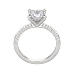 Load image into Gallery viewer, EVIA PRINCESS CUT MOISSANITE ENGAGEMENT RING