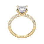 Load image into Gallery viewer, EVIA PRINCESS CUT MOISSANITE ENGAGEMENT RING