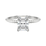 Load image into Gallery viewer, EVIA RADIANT CUT MOISSANITE ENGAGEMENT RING
