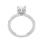 Load image into Gallery viewer, EVIA RADIANT CUT MOISSANITE ENGAGEMENT RING