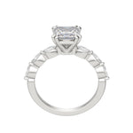 Load image into Gallery viewer, FREY ASSCHER CUT MOISSANITE ENGAGEMENT RING
