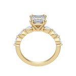 Load image into Gallery viewer, FREY ASSCHER CUT MOISSANITE ENGAGEMENT RING
