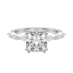 Load image into Gallery viewer, FREY CUSHION CUT MOISSANITE ENGAGEMENT RING