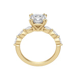Load image into Gallery viewer, FREY CUSHION CUT MOISSANITE ENGAGEMENT RING
