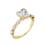 Load image into Gallery viewer, FREY HEART CUT MOISSANITE ENGAGEMENT RING