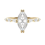 Load image into Gallery viewer, FREY MARQUISE CUT MOISSANITE ENGAGEMENT RING