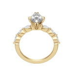 Load image into Gallery viewer, FREY MARQUISE CUT MOISSANITE ENGAGEMENT RING