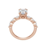 Load image into Gallery viewer, FREY OVAL CUT MOISSANITE ENGAGEMENT RING