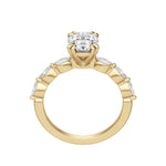 Load image into Gallery viewer, FREY OVAL CUT MOISSANITE ENGAGEMENT RING