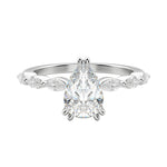 Load image into Gallery viewer, FREY PEAR CUT MOISSANITE ENGAGEMENT RING