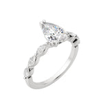 Load image into Gallery viewer, FREY PEAR CUT MOISSANITE ENGAGEMENT RING