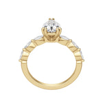 Load image into Gallery viewer, FREY PEAR CUT MOISSANITE ENGAGEMENT RING
