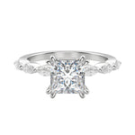 Load image into Gallery viewer, FREY PRINCESS CUT MOISSANITE ENGAGEMENT RING